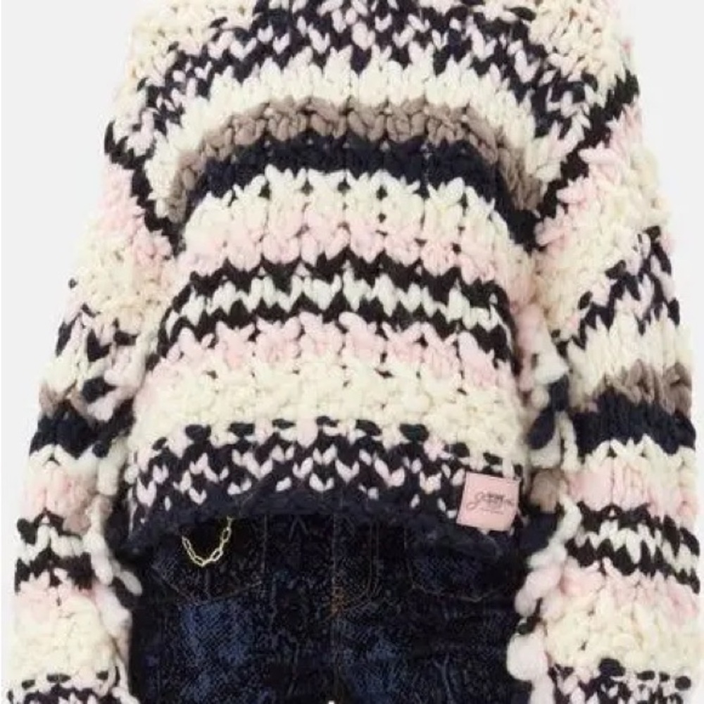 Striped GANNI Knit Women's Sweater